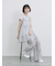 【接触冷感】水彩柄イージーパンツ