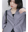 シアー開襟シャツ