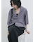シアー開襟シャツ