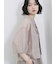 シアー開襟シャツ