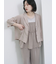 シアー開襟シャツ