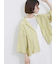 シアー開襟シャツ