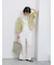 シアー開襟シャツ