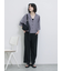 シアー開襟シャツ