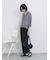 シアー開襟シャツ