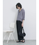 シアー開襟シャツ