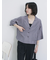 シアー開襟シャツ