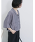 シアー開襟シャツ