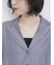 シアー開襟シャツ