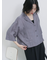 シアー開襟シャツ