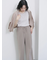 シアー開襟シャツ