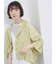 シアー開襟シャツ