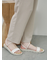 【ふっくらクッション】2wayフラットサンダル