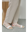 【ふっくらクッション】2wayフラットサンダル