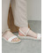 【ふっくらクッション】2wayフラットサンダル
