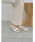 【ふっくらクッション】2wayフラットサンダル