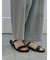 【ふっくらクッション】2wayフラットサンダル