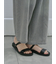 【ふっくらクッション】2wayフラットサンダル
