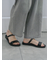 【ふっくらクッション】2wayフラットサンダル