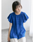 【Made in India】シャーリングブラウス