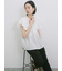 【Made in India】シャーリングブラウス