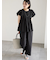 【Made in India】シャーリングブラウス