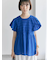 【Made in India】シャーリングブラウス