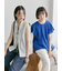 【Made in India】シャーリングブラウス