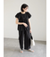 【Made in India】シャーリングブラウス