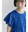 【Made in India】シャーリングブラウス