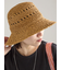 編み柄ぺーパーハット