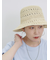 編み柄ぺーパーハット