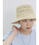 編み柄ぺーパーハット
