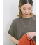 【マシンウォッシャブル】麻タッチニットプルオーバー