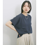 【マシンウォッシャブル】麻タッチニットプルオーバー
