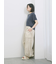【マシンウォッシャブル】麻タッチニットプルオーバー