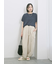【マシンウォッシャブル】麻タッチニットプルオーバー