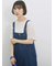 【マシンウォッシャブル】麻タッチニットプルオーバー