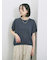 【マシンウォッシャブル】麻タッチニットプルオーバー