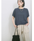 【マシンウォッシャブル】麻タッチニットプルオーバー