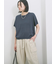 【マシンウォッシャブル】麻タッチニットプルオーバー