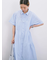 ◎サイドギャザーシャツワンピース