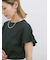 【USAコットン】フリルTシャツ