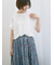【USAコットン】フリルTシャツ