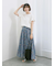 【USAコットン】フリルTシャツ