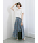 【USAコットン】フリルTシャツ