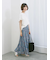 【USAコットン】フリルTシャツ