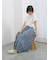 【USAコットン】フリルTシャツ