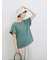 【USAコットン】フリルTシャツ