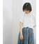 【USAコットン】フリルTシャツ